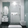 Душевой уголок Grossman Style 100х90 120.K33.05.1090.10.00 профиль Хром стекло прозрачное