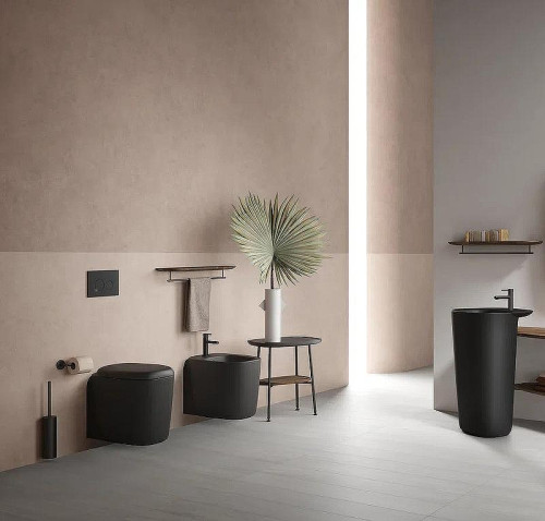 Биде Vitra Plural 7831B483-0288 подвесное Черное матовое