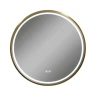 Зеркало Maretti Elena 80 EA1480R21EL с подсветкой цвет Золото с сенсорным выключателем с подогревом и диммером