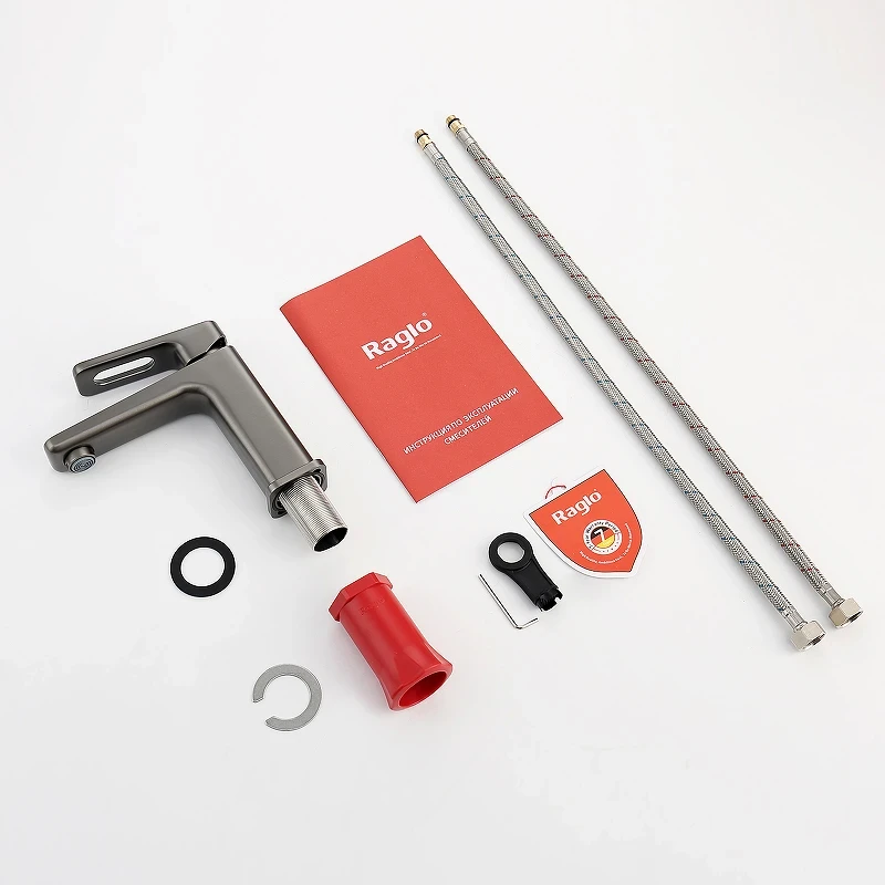 Смеситель для раковины Raglo R51.10.09 Графит матовый латунь