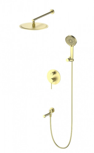 Душевая система Wonzon &amp; Woghand Stick WW-88939017-BG цвет Брашированное золото