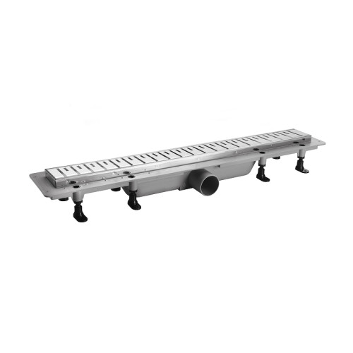 Душевой лоток PlastBrno Design 2 65 SZH2650 с решеткой цвет Хром
