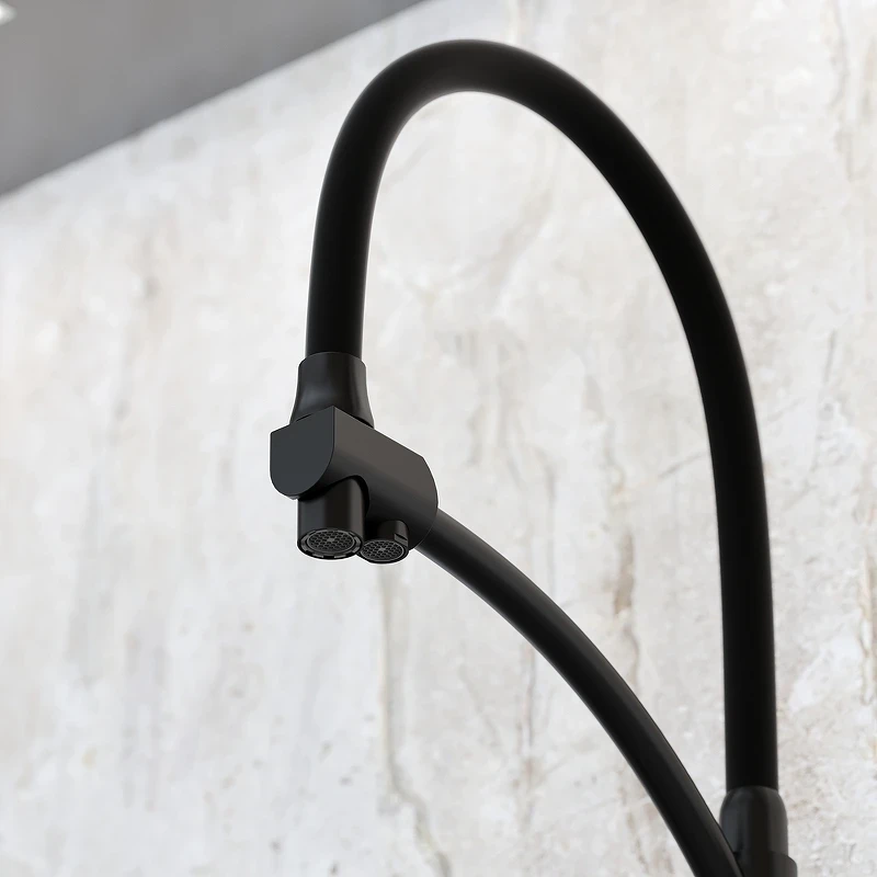 Смеситель для кухни Sancos Eri SC4001MB Черный матовый латунь