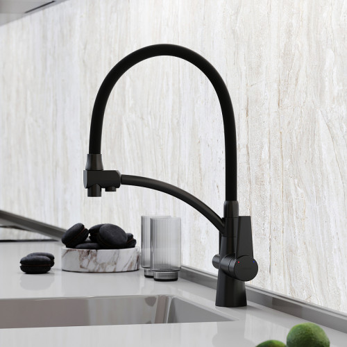 Смеситель для кухни Sancos Eri SC4001MB Черный матовый латунь