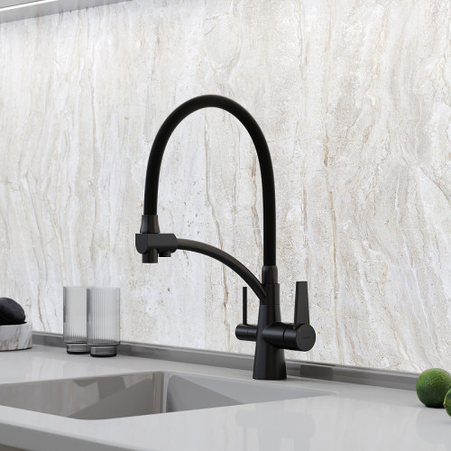 Смеситель для кухни Sancos Eri SC4001MB Черный матовый латунь