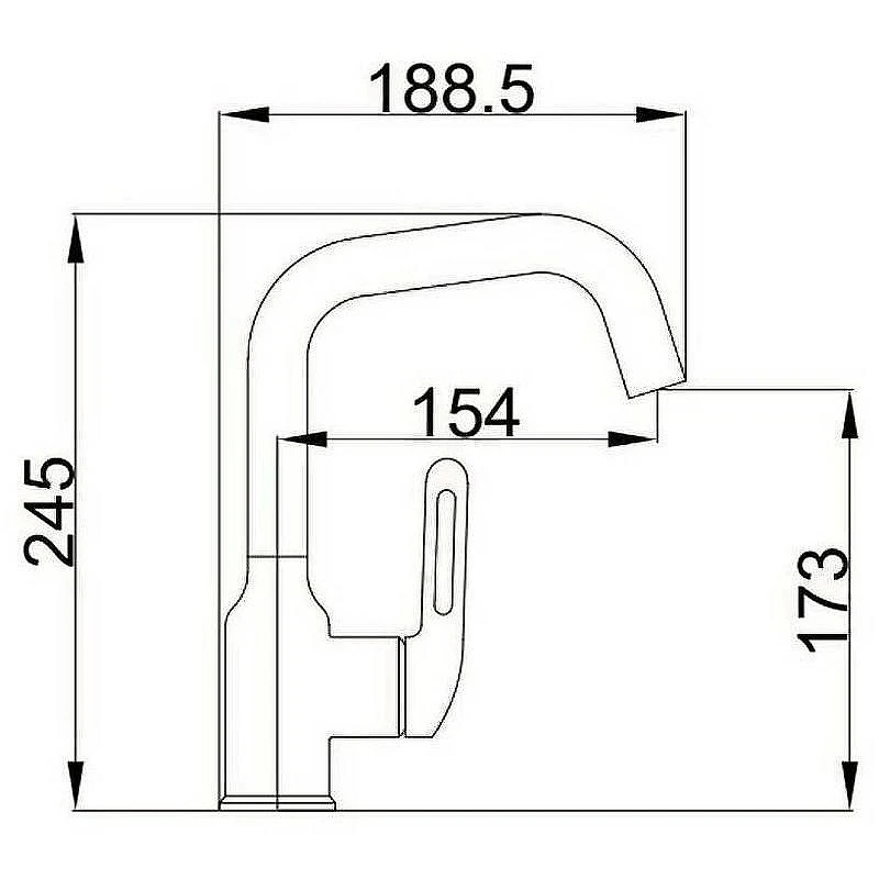 Смеситель для раковины Haiba HB10825-5 Золото матовое