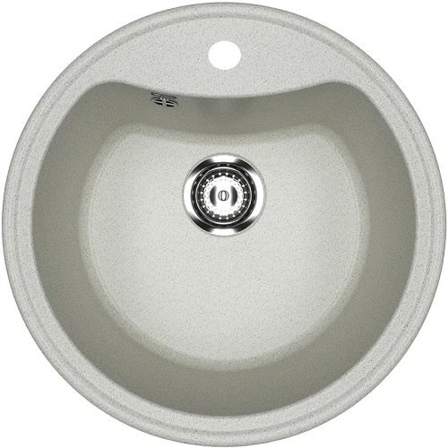 Кухонная мойка Ulgran Classic U-601-310 Серая искусственный камень (литьевой мрамор) встраиваемый