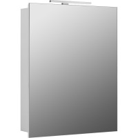 Зеркальный шкаф Aquaton Лондри 60 1A278502LH010 Белый глянцевый МДФ / ЛДСП, стекло