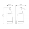 Дозатор жидкого мыла Wonzon & Woghand Flat WW-9733 цвет Хром