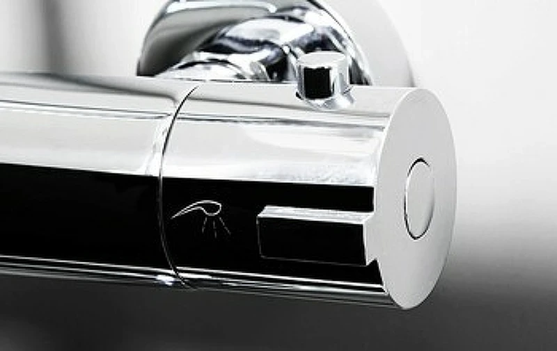 Душевая система WasserKRAFT A188.116.101.010.CH Thermo с термостатом Хром латунь на стену