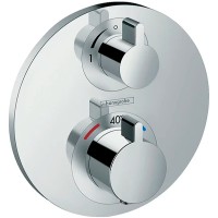Смеситель для душа Hansgrohe Ecostat S 15757000 с термостатом Хром латунь встраиваемый