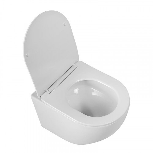 Унитаз BelBagno Senso-R BB046CH-TOR/SC подвесной цвет Белый с сиденьем Микролифт