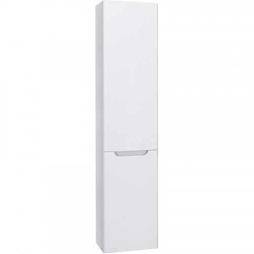 Шкаф пенал Jorno Wood 33 Wood.04.150/P/W подвесной Белый МДФ / ЛДСП