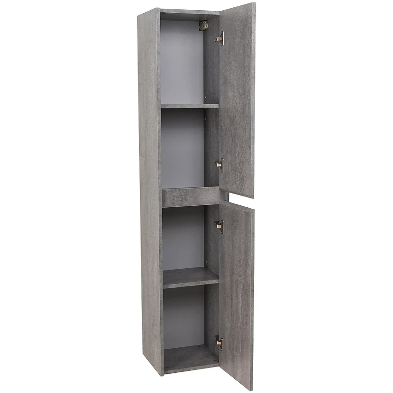 Шкаф пенал BelBagno Kraft 33 R KRAFT-1600-2A-SC-CG-R подвесной Cemento Grigio МДФ / ЛДСП