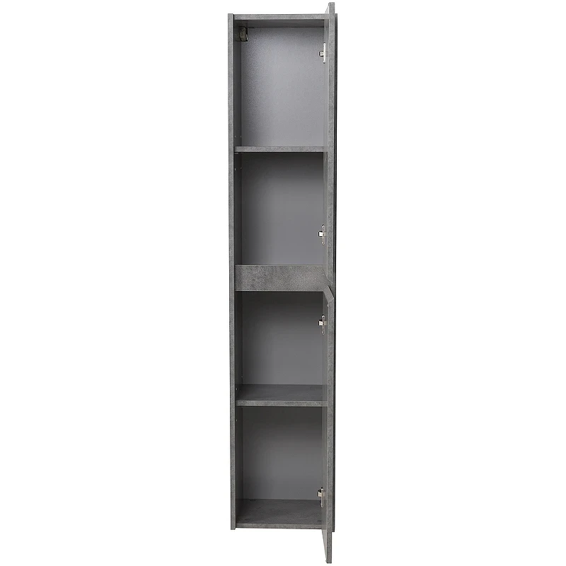 Шкаф пенал BelBagno Kraft 33 R KRAFT-1600-2A-SC-CG-R подвесной Cemento Grigio МДФ / ЛДСП