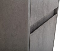 Шкаф пенал BelBagno Kraft 33 R KRAFT-1600-2A-SC-CG-R подвесной Cemento Grigio МДФ / ЛДСП
