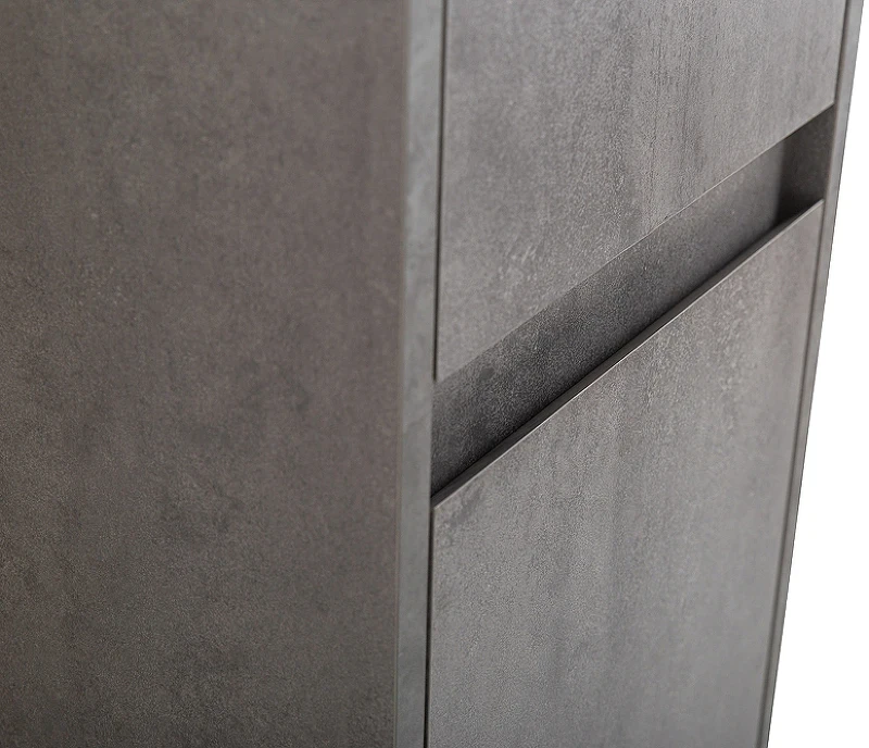 Шкаф пенал BelBagno Kraft 33 R KRAFT-1600-2A-SC-CG-R подвесной Cemento Grigio МДФ / ЛДСП