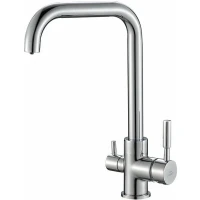 Смеситель для кухни ZorG Steel Hammer SH715CR Хром