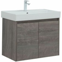Тумба с раковиной Aquanet Nova Lite 75 302527 подвесная Дуб рошелье МДФ / ЛДСП