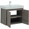 Тумба с раковиной Aquanet Nova Lite 75 302527 подвесная Дуб рошелье МДФ / ЛДСП