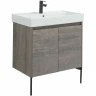 Тумба с раковиной Aquanet Nova Lite 75 302527 подвесная Дуб рошелье МДФ / ЛДСП