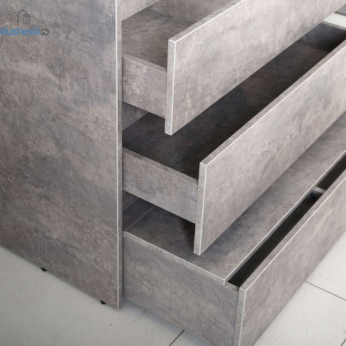 Тумба под раковину Art&Max Family-580-3C-PIA-CV Цемент МДФ / ЛДСП