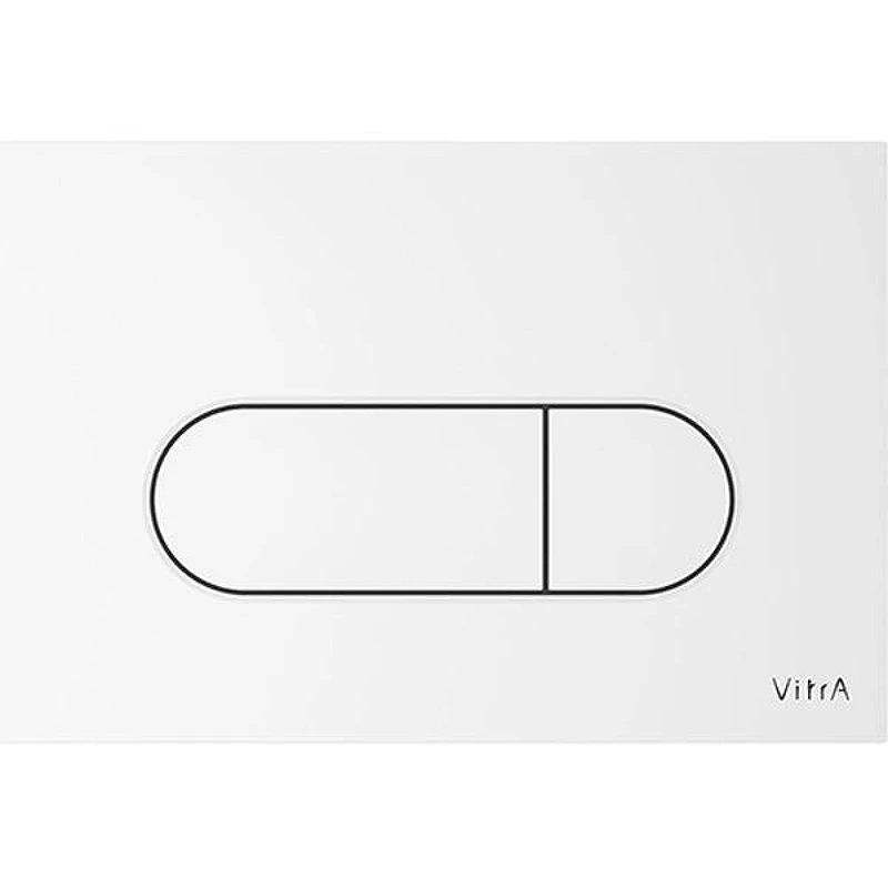 Комплект унитаза с инсталляцией Vitra L-Box S50 9003B003-7203 с сиденьем Микролифт и Белой глянцевой клавишей смыва