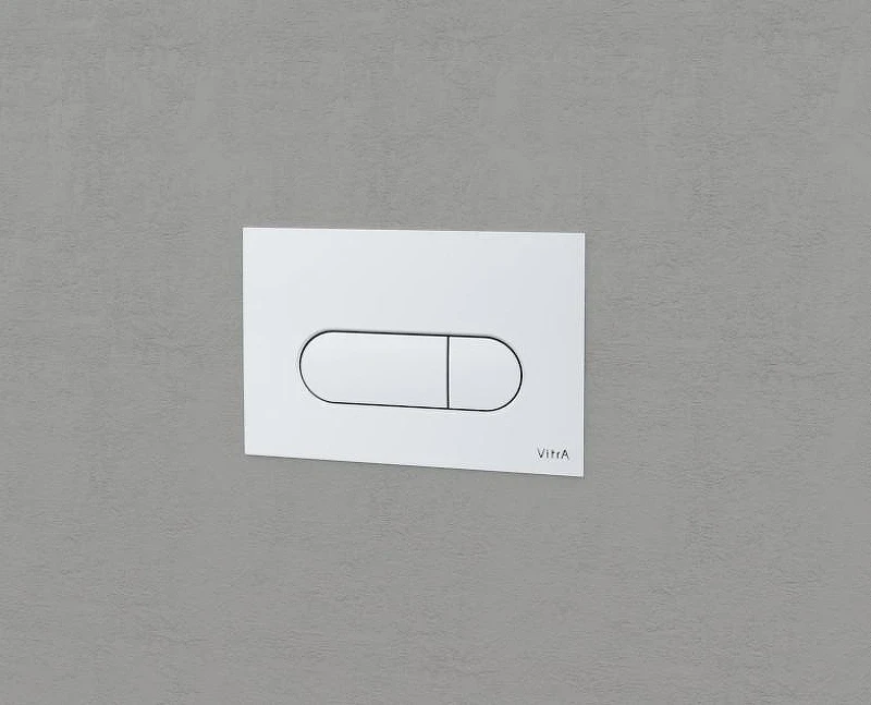 Комплект унитаза с инсталляцией Vitra L-Box S50 9003B003-7203 с сиденьем Микролифт и Белой глянцевой клавишей смыва