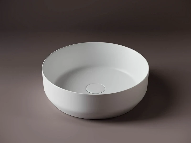 Раковина-чаша Ceramicanova Element 39 CN6022MW Белая матовая фарфор накладная