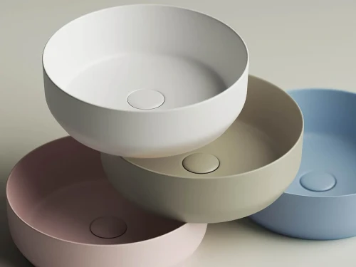 Раковина-чаша Ceramicanova Element 39 CN6022MW Белая матовая фарфор накладная