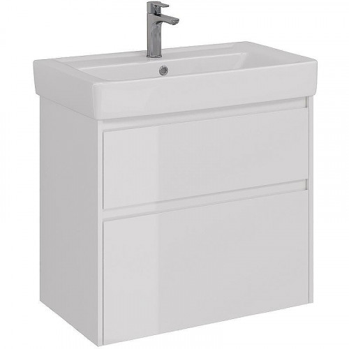 Тумба под раковину Lemark Combi 80 LM03C80T подвесная Белый глянец