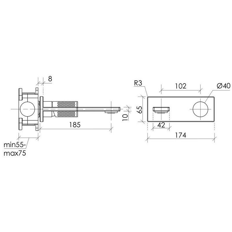 Смеситель для раковины Sancos Nexus SC9013GG Вороненая сталь