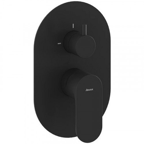 Смеситель для душа Ravak Eleganta EL 065.20BLM.O2 X070301 Черный матовый