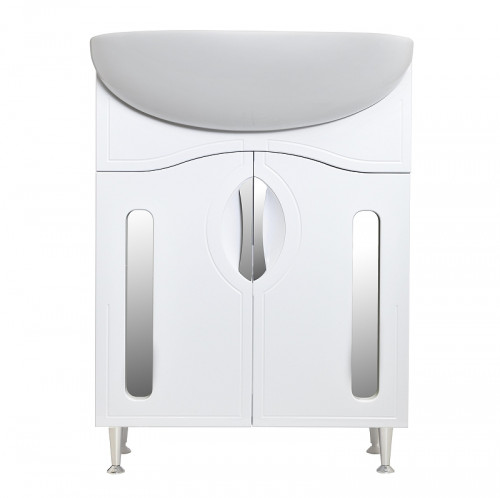 Тумба под раковину Stella Polar Сильва 60 SP-00001843 цвет Белый
