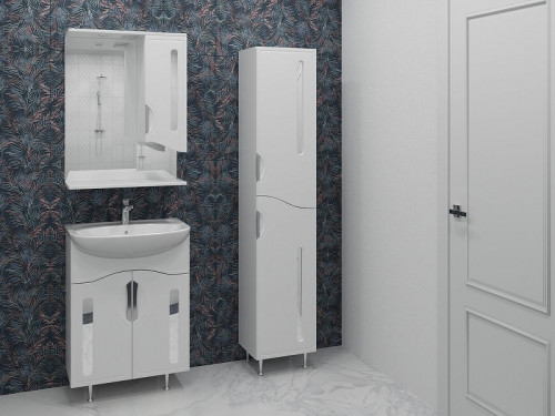 Тумба под раковину Stella Polar Сильва 60 SP-00001843 цвет Белый