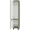 Шкаф пенал Brevita Enfida 35 L ENF-05035-0801L Зеленый матовый МДФ / ЛДСП