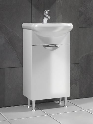 Тумба под раковину Vigo Callao 45 tn.CAL.UYU.45.1D Белая МДФ / ЛДСП