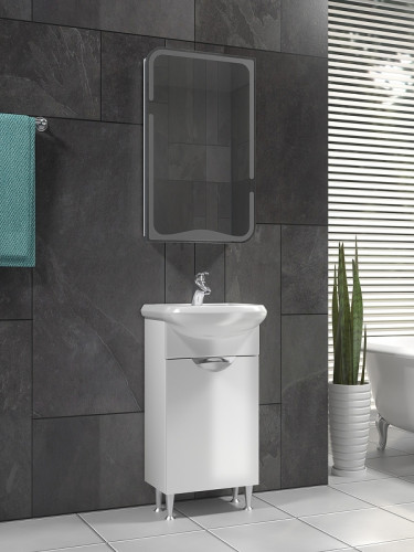 Тумба под раковину Vigo Callao 45 tn.CAL.UYU.45.1D Белая МДФ / ЛДСП