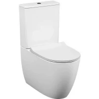 Унитаз компакт Vitra Sento Rim-ex back to wall 9830B003-7203 с бачком и сиденьем Микролифт фарфор напольный