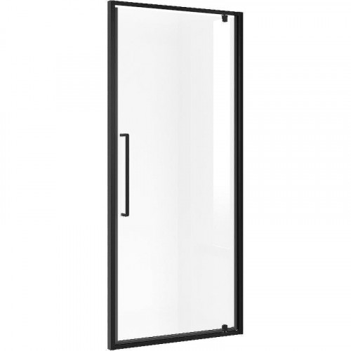 Душевая дверь Niagara Nova 80 NG-85-8AB профиль Черный матовый стекло прозрачное