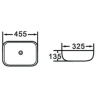 Раковина-чаша beWash Schutz 45 BK4532CT020 Белый глянец фарфор накладная