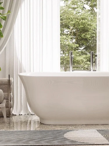 Акриловая ванна Sancos Viva 170x80 FB08 без гидромассажа