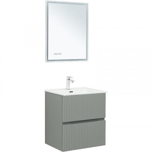 Тумба под раковину Aquanet Джейн 60 313316 подвесная Мисти грин
