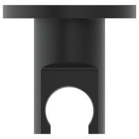 Шланговое подключение Ideal Standard Ideal Rain BC807XG Silk Black латунь на стену