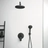 Шланговое подключение Ideal Standard Ideal Rain BC807XG Silk Black латунь на стену
