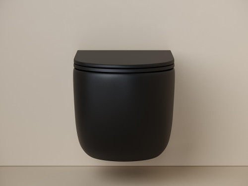 Унитаз с инсталляцией DIWO Ceramicanova UP Rimless CN4007MB + DIWO 4501 с сиденьем Микролифт с клавишей смыва цвет Глянцевый белый