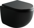 Унитаз с инсталляцией DIWO Ceramicanova UP Rimless CN4007MB + DIWO 4501 с сиденьем Микролифт с клавишей смыва цвет Глянцевый белый