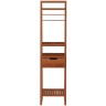 Шкаф пенал Creto Provence 49 9-1050W Wood массив дерева