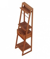 Шкаф пенал Creto Provence 49 9-1050W Wood массив дерева