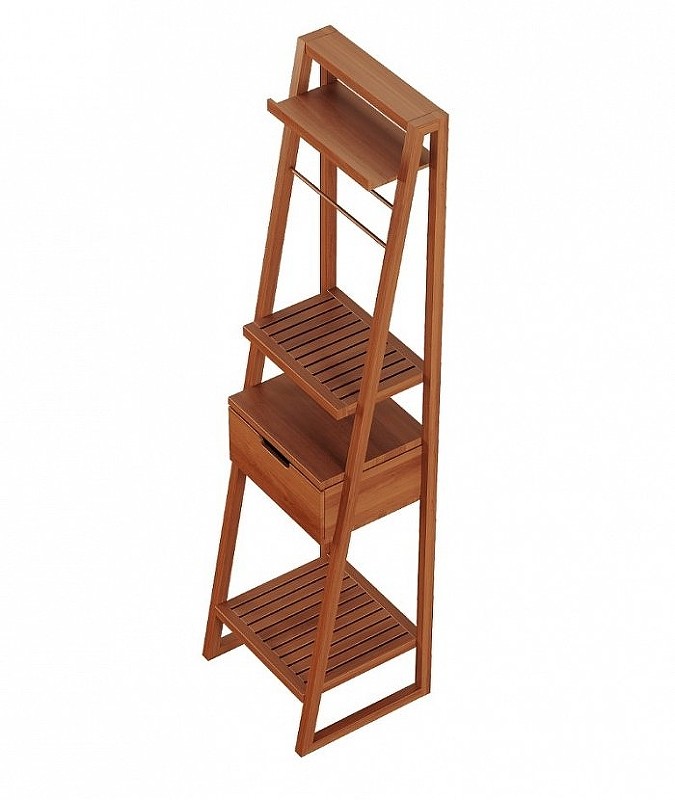 Шкаф пенал Creto Provence 49 9-1050W Wood массив дерева